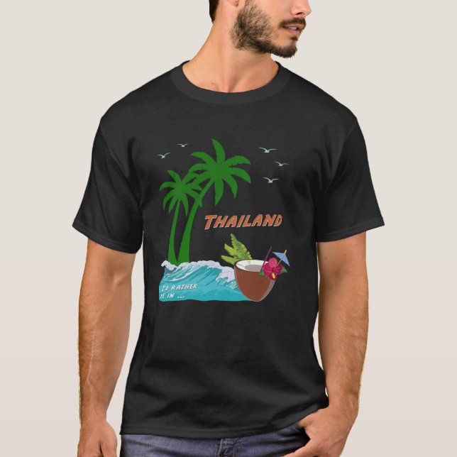 T-shirt Thaïlande Phuket Koh Samui Ko Phi Phi Phangan Souv (Devant)