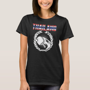T-shirt Thaïlande Ping Pong Équipe de Tennis de Table Th
