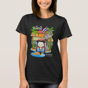 T-shirt Thaïlande Sawasdee Thai Voyage Thai vacances été