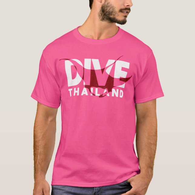 T-shirt Thailande Tours Plongée Manta Dive (Devant)