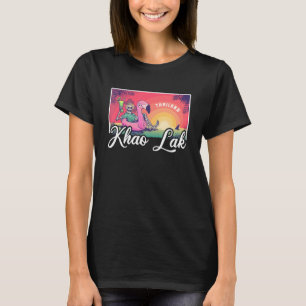 T-shirt Thaïlande vintage Voyage de vacances Asie Thai Kha