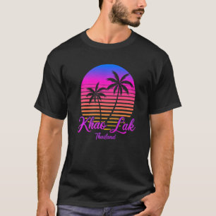 T-shirt Thaïlande vintage Voyage de vacances Asie Thai Kha