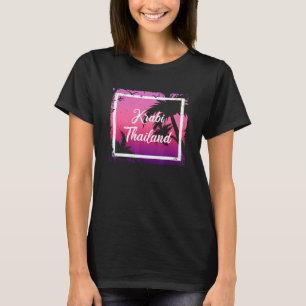 T-shirt Thaïlande vintage Voyage de vacances Asie Thai Kra