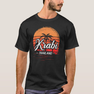 T-shirt Thaïlande vintage Voyage de vacances Asie Thai Kra