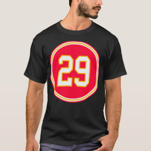 T-shirt Thakarius Keyes Numéro 29 Jersey Kansas Chef de Vi