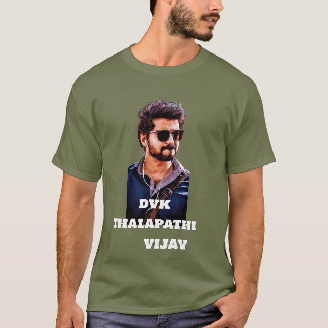 T-shirt Thalapathy Vijay | Conception DVK (Devant)
