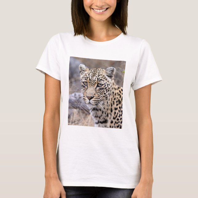 T-shirt Thandi - léopard féminin (Devant)