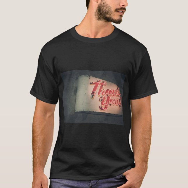 T-shirt Thank You Appreciation Message (Devant)