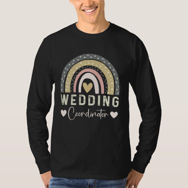 T-shirt Thank you for wedding coordinator assistant Planne (Devant)
