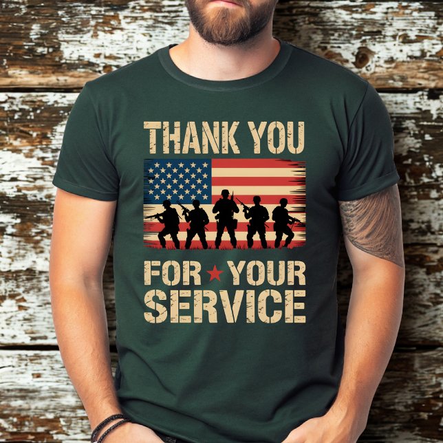 T-shirt THANK YOU FOR YOUR SERVICE Veterans Day Tribute (Créateur téléchargé)