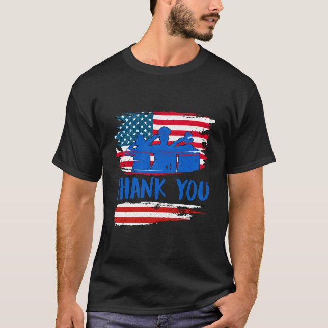 T-shirt Thank You Soldiers America Memorial Day Military I (Devant)