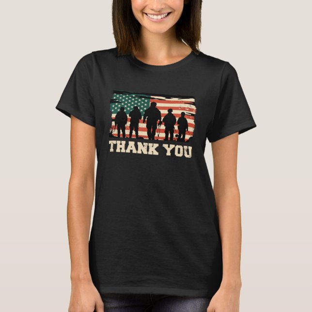 T-shirt Thank You Veterans Veterans Day (Devant)