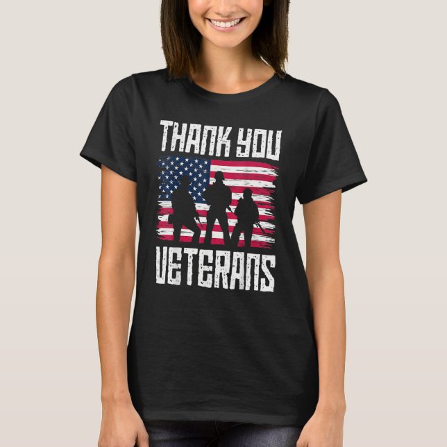 T-shirt Thank you Veterans  Veterans Day 2022 (Devant)