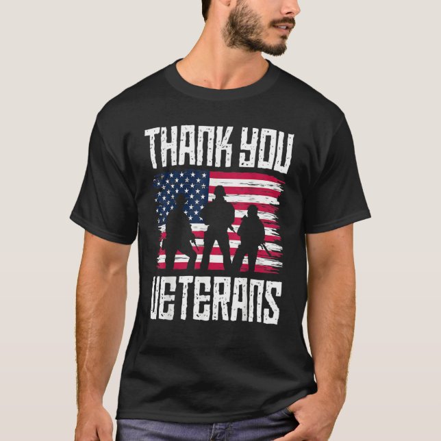 T-shirt Thank you Veterans  Veterans Day 2022 (Devant)