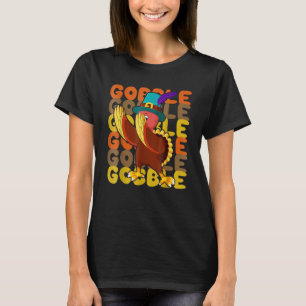 T-shirt Thanksgiving 2022 Pilgrim Gobble Dabbing Turquie A