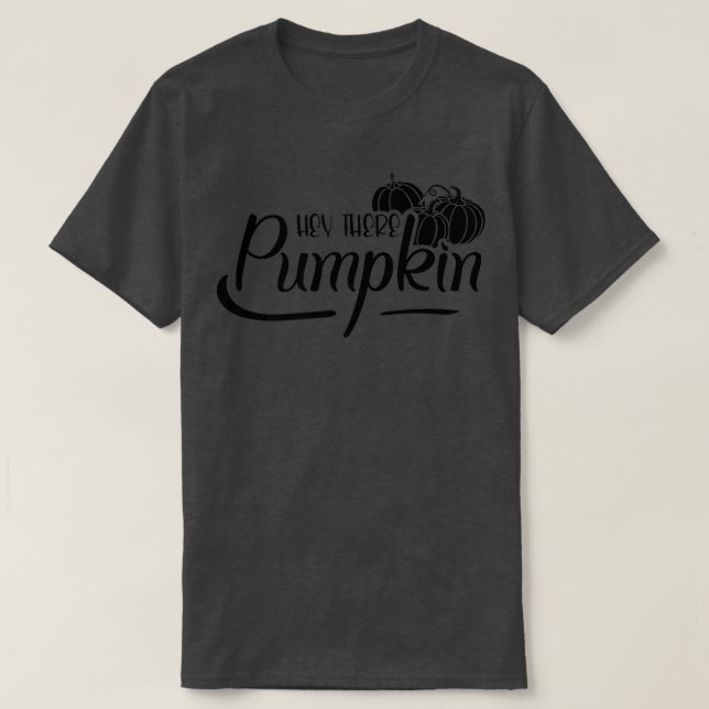 T-shirt Thanksgiving Automne Halloween Halloween Hey There (Design devant)