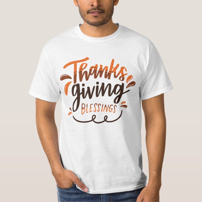 T-shirt Thanksgiving béni - Thanksgiving Day Gift (Devant)