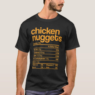 T-shirt Thanksgiving Chicken Nuggets Nutrition Facts Chris