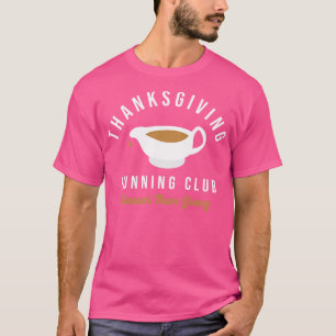T-shirt Thanksgiving Club Coureur Turquie Trot plus lent q