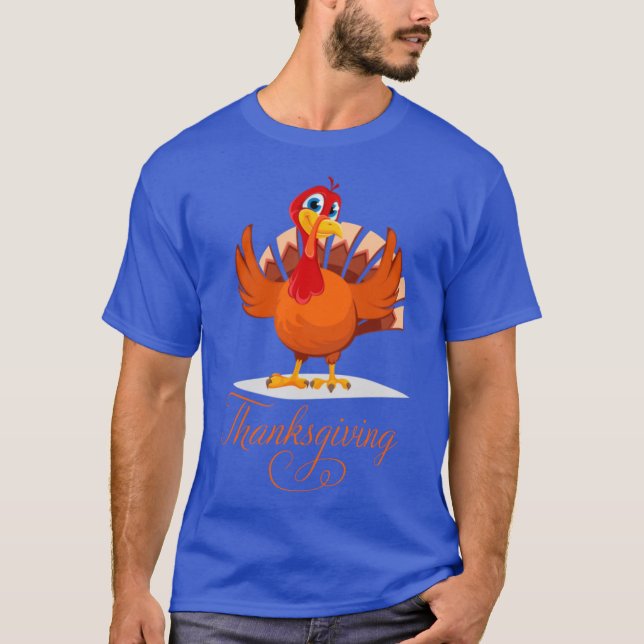 T-shirt thanksgiving day l thanksgiving l turkey day l hap (Devant)