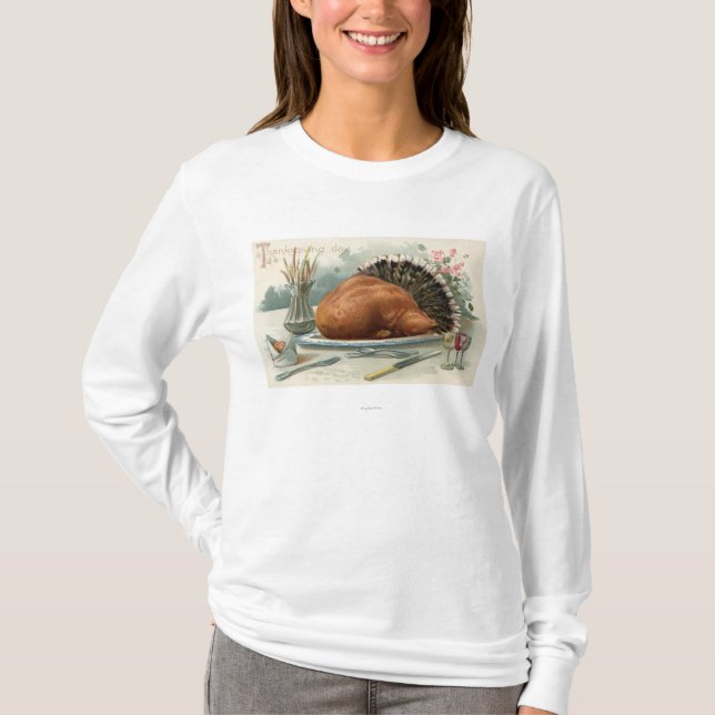 T-shirt Thanksgiving DayA Dinner (Devant)