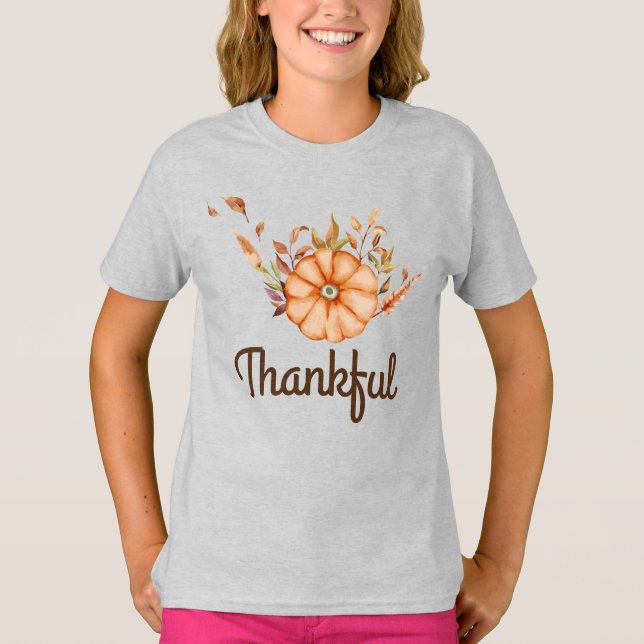 T-shirt Thanksgiving Dîner Invitation Boho Theme (Devant)