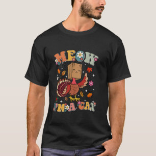 T-shirt Thanksgiving Drôle Turquie Fake Chat Retro Super T