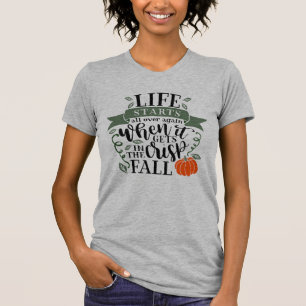 T-shirt Thanksgiving et Autumn typographie