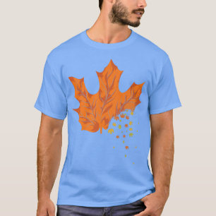 T-shirt Thanksgiving Forest Nature Leaf Autumn Leaves Bota
