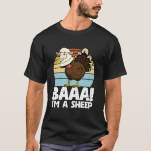 T-shirt Thanksgiving Funky Fake Sheep Thanksgiving Turquie