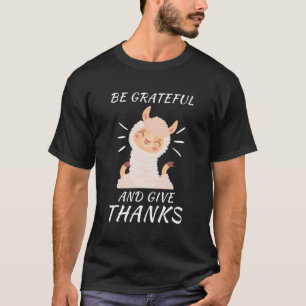 T-shirt Thanksgiving Llama