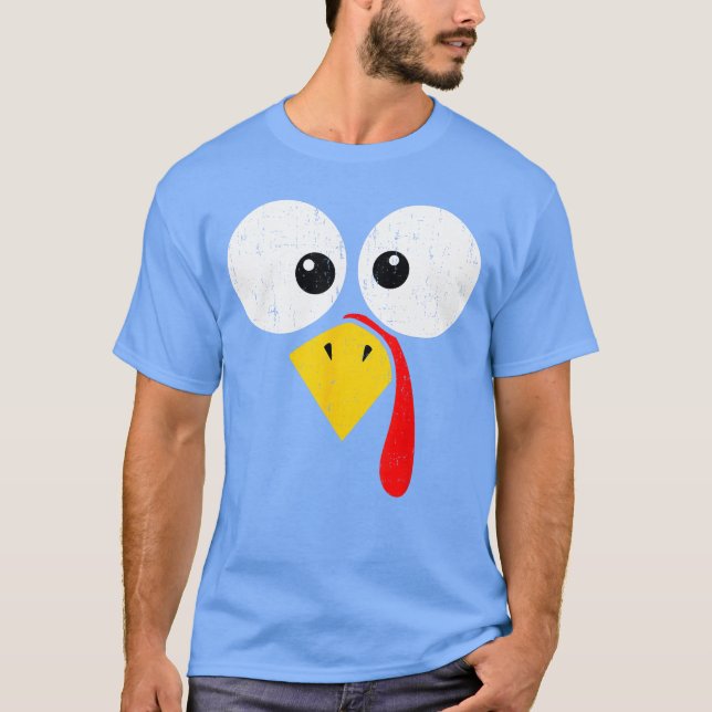 T-shirt Thanksgiving Matching Family s Funnyurkey Costume  (Devant)