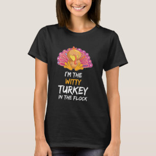 T-shirt Thanksgiving Matching Familys Witty Turkey