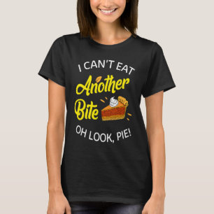 T-shirt Thanksgiving ne peut pas manger une autre bouchée