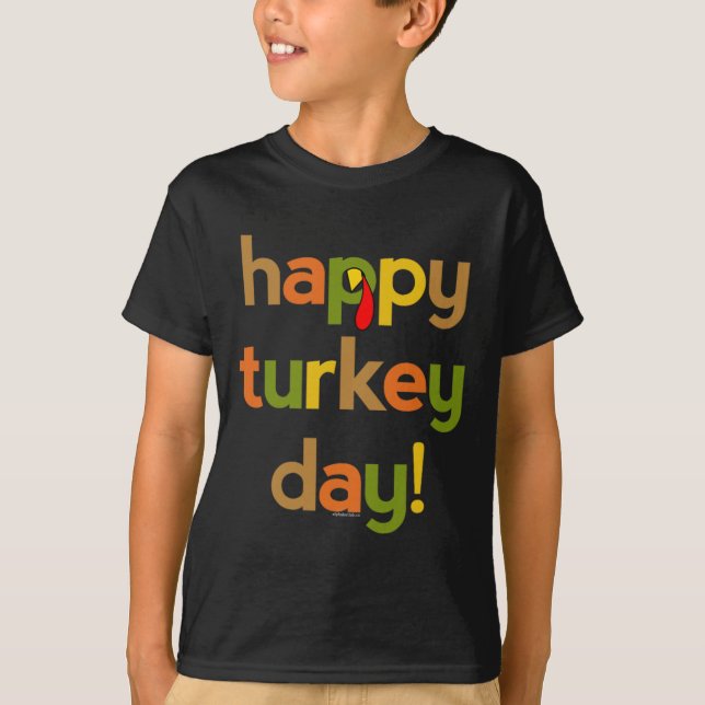 T-shirt Thanksgiving pour Hommes Femmes Joyeuses Fête de l (Devant)