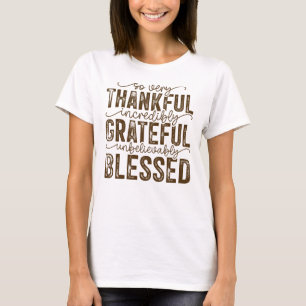 T-shirt Thanksgiving pour les femmes