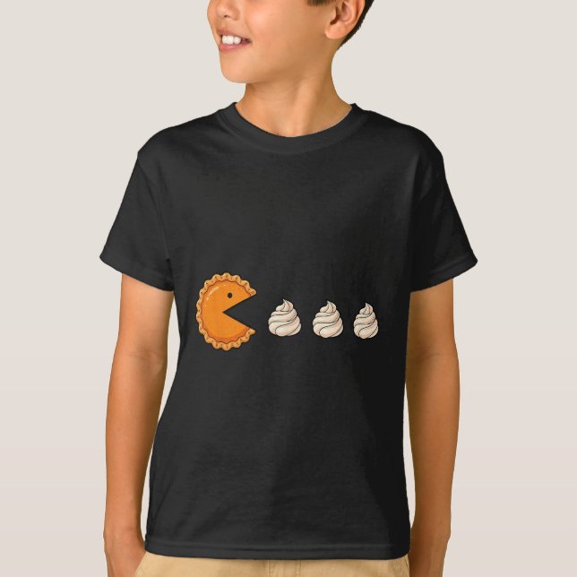 T-shirt Thanksgiving Pumpkin E Women Turkey Men Girls  (Devant)