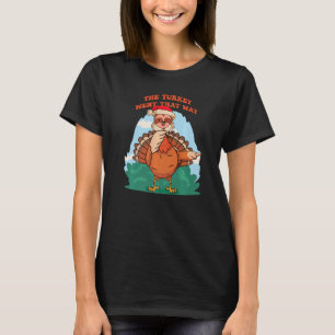 T-shirt Thanksgiving Sloth Fake Sloth la dinde est allé qu