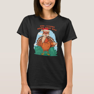 T-shirt Thanksgiving Sloth Fake Sloth la dinde est allé qu