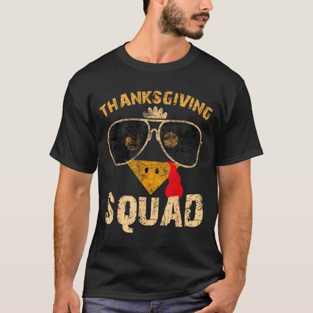 T-shirt Thanksgiving Squad Turkey Day Fall Matching Women  (Devant)