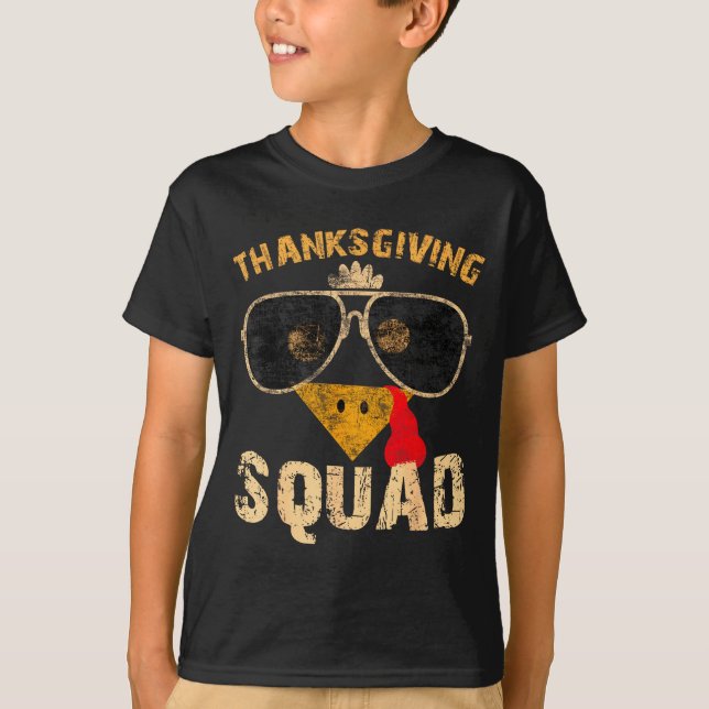 T-shirt Thanksgiving Squad Turkey Day Fall Matching Women  (Devant)