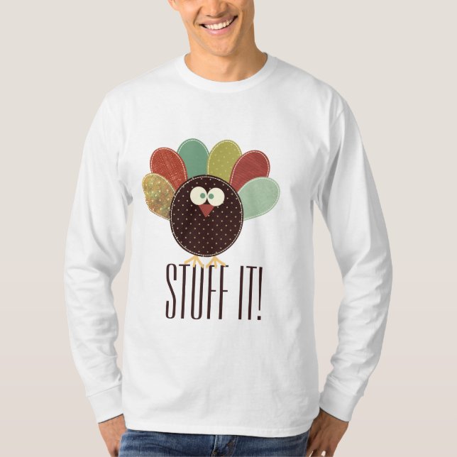 T-shirt Thanksgiving Stuff Jouer sur les mots (Devant)