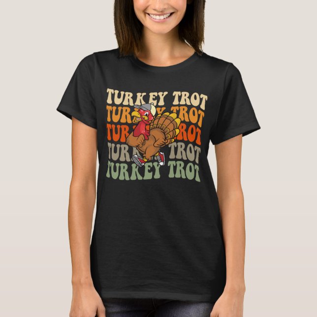 T-shirt Thanksgiving Super Turkey Trot 2023 Trot Race (Devant)
