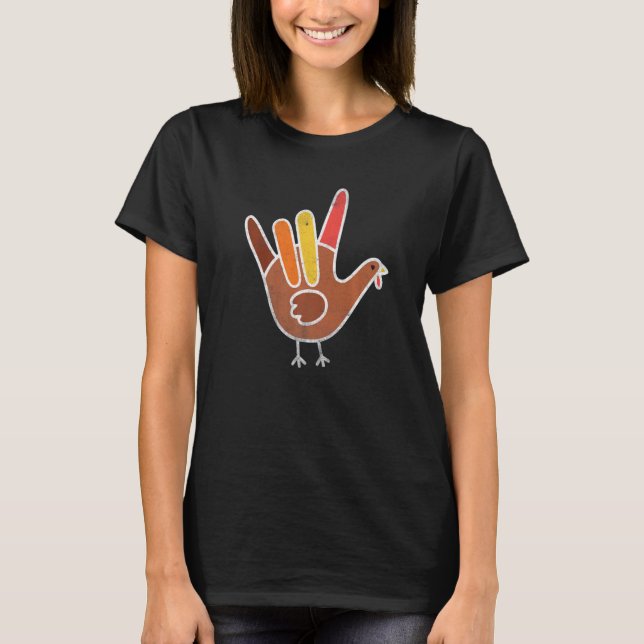 T-shirt Thanksgiving Turkey (Devant)