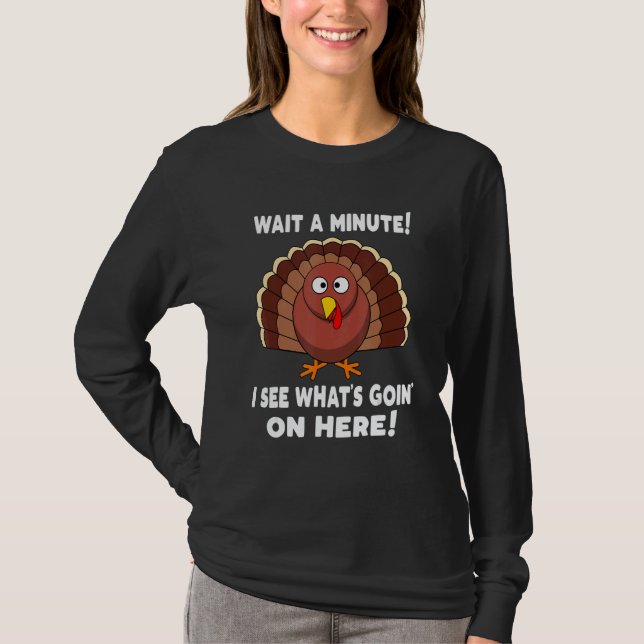 T-shirt Thanksgiving  Turkey Stuffing Humor (Devant)