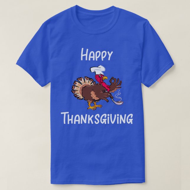 T-shirt Thanksgiving Turquie Chef 2 (Design devant)