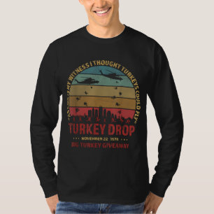 T-shirt Thanksgiving Turquie Drop Comme Dieu Est Mon Témoi