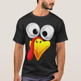 T-shirt Thanksgiving Turquie visage jumelé costume de fami