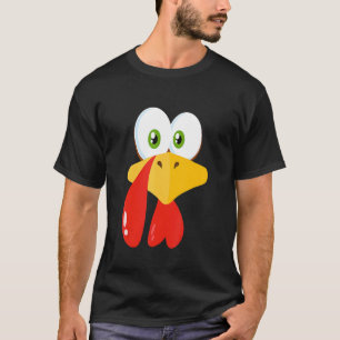 T-shirt Thanksgiving Turquie visage jumelé costume de fami