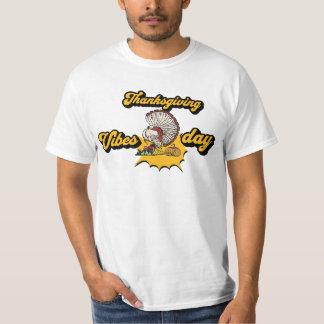 T-shirt Thanksgiving Vibes Turquie Festive Design de vacan